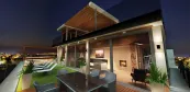 Sauna Wellness Garten, Gartensauna auf Dachterrasse