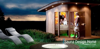 Gartensauna mit Infrarot Deluxe, erstklassige Sauna Zell am See