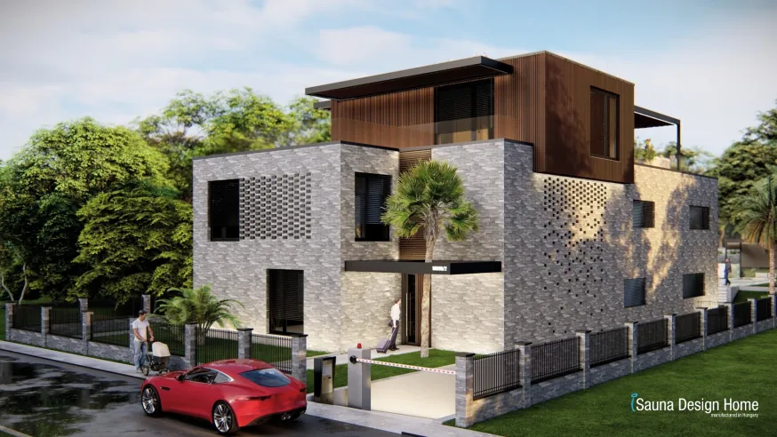 Architekturdesign, Verkauf Animationsfilm - iSauna Design Home