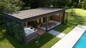 Individuelles Wellness Saunahaus