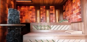 Kombinierte Sauna mit Himalaya Salztherapie