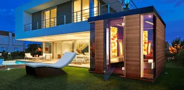 Kombinierte Gartensauna Exclusive Garden direkt vom Saunahersteller Wien