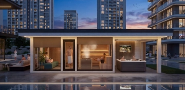 kombinierte Gartensauna