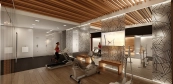 Luxus-Fitnessstudio