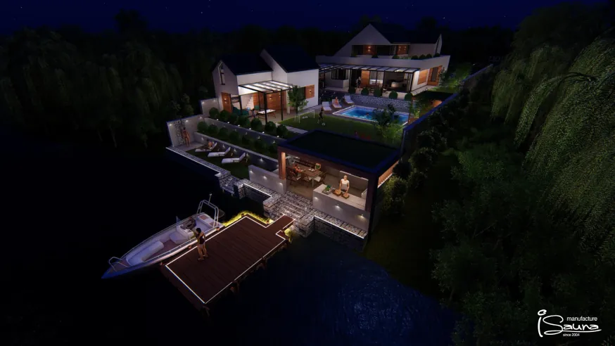 3D Planung eines Einfamilienhauses am Donau-Ufer