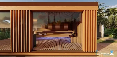 Saunahaus iSauna Design, Hot Yoga