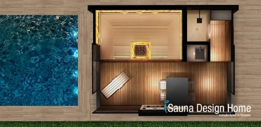 Wellnes Premium Saunahaus Grundriss, Saunahaus Wien