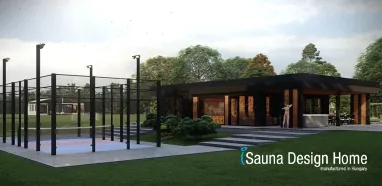Premium Wellness Saunahaus, Wellness Wohnhaus