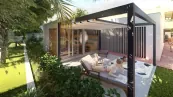 Einzigartiges Saunahaus mit Pergola Einzigartiges Saunahaus mit Pergola