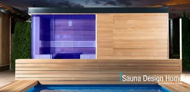 Modern Saunahaus, direkt vom Saunahersteller