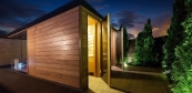 Saunahaus mit Dusche und WC, Gartensauna Wien