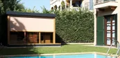 Sauna im Garten mit Pool, direkt vom Saunahersteller Wien Sauna im Garten mit Pool, direkt vom Saunahersteller Wien
