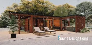 Wellness Saunahaus für Zuhause