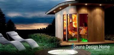 Kombinierte Gartensauna mit Infrarot, Sauna Klagenfurt
