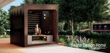 Sauna auf der Terrasse