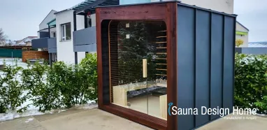 Moderne Gartensauna Herstellung Moderne Gartensauna Herstellung