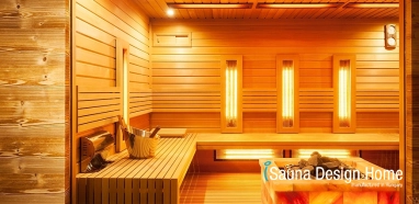 Kombinierte Aussensauna mit Infrarotstrahler Wien