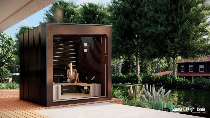 Saunahaus Mirage - umwerfendes Design mit einem multifunktionalen Saunaerlebnis