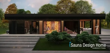 Premium Wellness Saunahaus, Wellness Wohnhaus