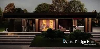 Premium Wellness Saunahaus, Wellness Wohnhaus
