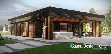 Premium Wellness Saunahaus, Wellness Wohnhaus