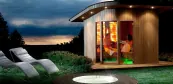 Kombinierte Gartensauna mit Infrarot, Sauna Klagenfurt