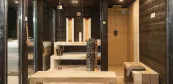 Kombinierte Sauna, schlüsselfertiges Saunahaus