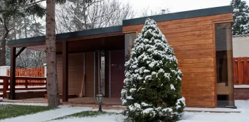 Aussensauna mit Vordach Salzburg