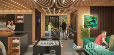 Premium Wellness Saunahaus, Wellness Wohnhaus