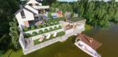 Haus am Donau Ufer, Gartenplan