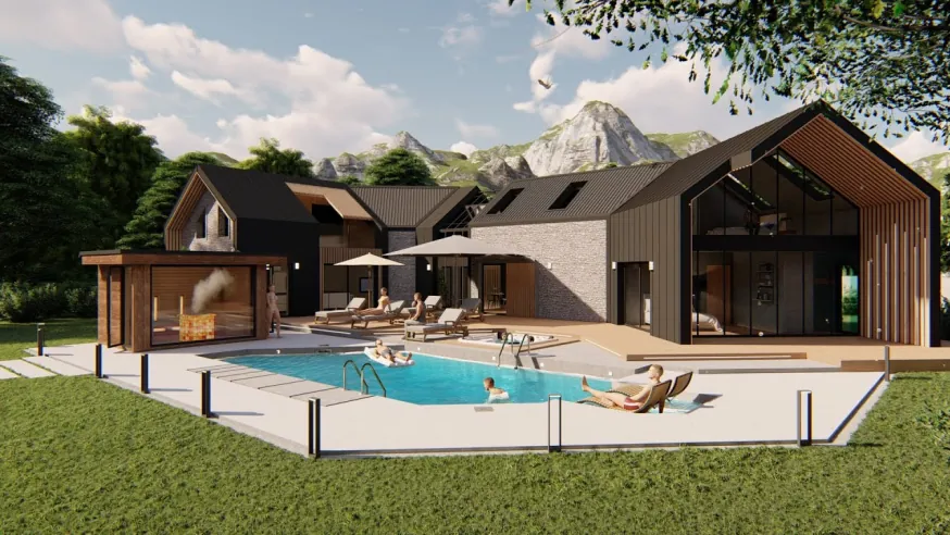 Innenarchitektonische Visualisierung und Realisierung