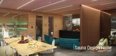 Individuelle Familien-Saunahause