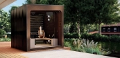 Sauna auf der Terrasse