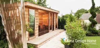 Aussensauna mit Gründach Balaton Aussensauna mit Gründach Balaton
