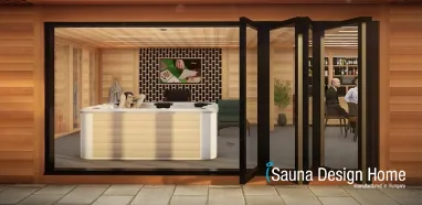 Exklusives Saunahaus Planung