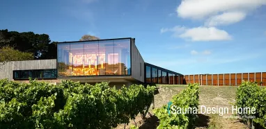 Garten Saunahaus auf dem Weingut Garten Saunahaus auf dem Weingut