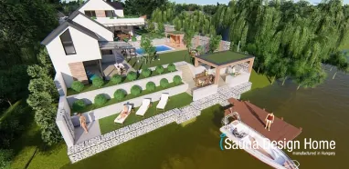 Haus am Donau Ufer, Gartenplan Haus am Donau Ufer, Gartenplan