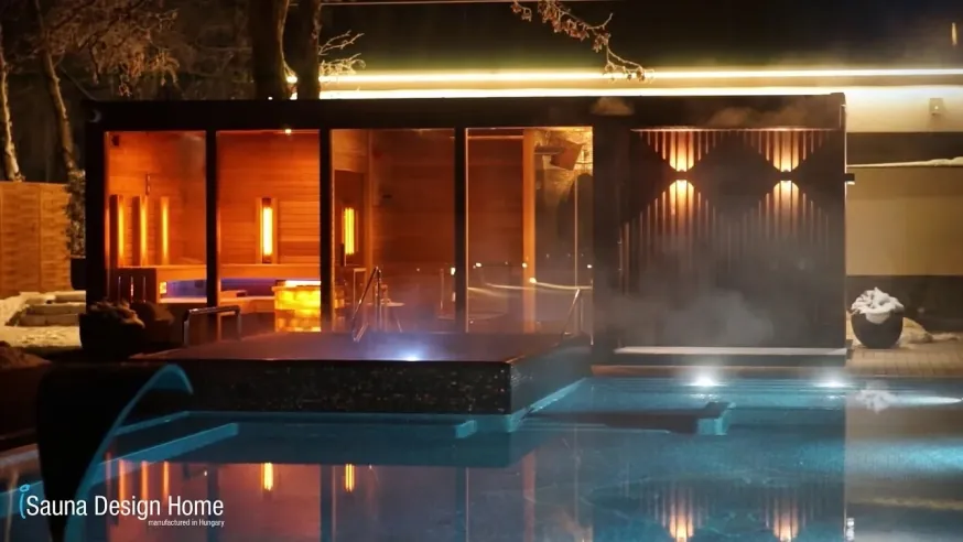 Sauna, Saunahaus-Inspirationen, kreative Lösungen
