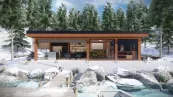 einzigartige Sauna im skandinavischen Stil einzigartige Sauna im skandinavischen Stil