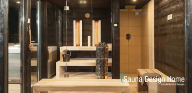 Kombinierte Sauna, schlüsselfertiges Saunahaus