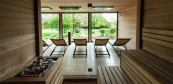 Individuelles Wellness Saunahaus