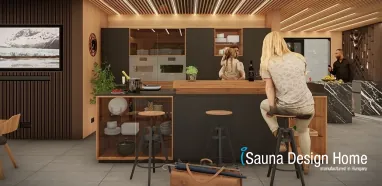 Premium Wellness Saunahaus, Wellness Wohnhaus