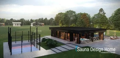 Premium Wellness Saunahaus, Wellness Wohnhaus