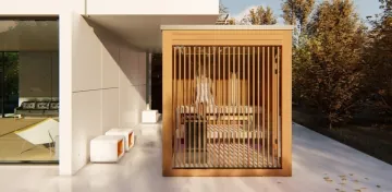 Aussensauna für Familie