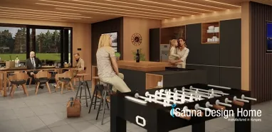 Premium Wellness Saunahaus, Wellness Wohnhaus