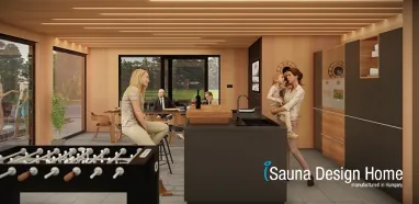 Premium Wellness Saunahaus, Wellness Wohnhaus