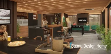 Premium Wellness Saunahaus, Wellness Wohnhaus