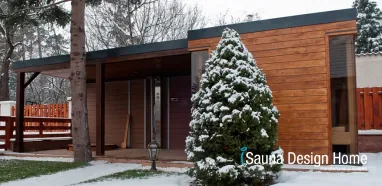 Aussensauna mit Vordach Salzburg