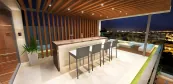 Dachterrasse Sauna Bar, Sauna Wellness GArten