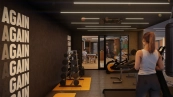 Erholungsbereich im Fitnessstudio